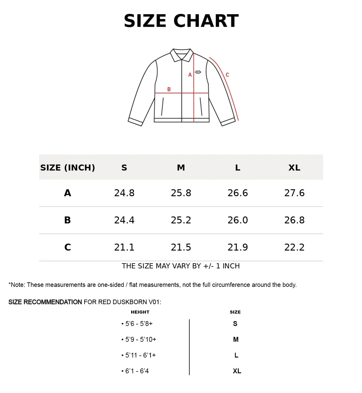 Size Guide