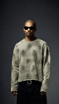 Distressed Waffle Tee
