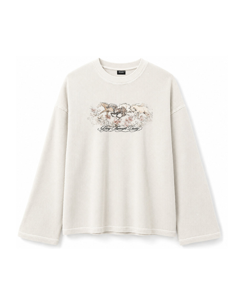 Four horse Waffle Tee